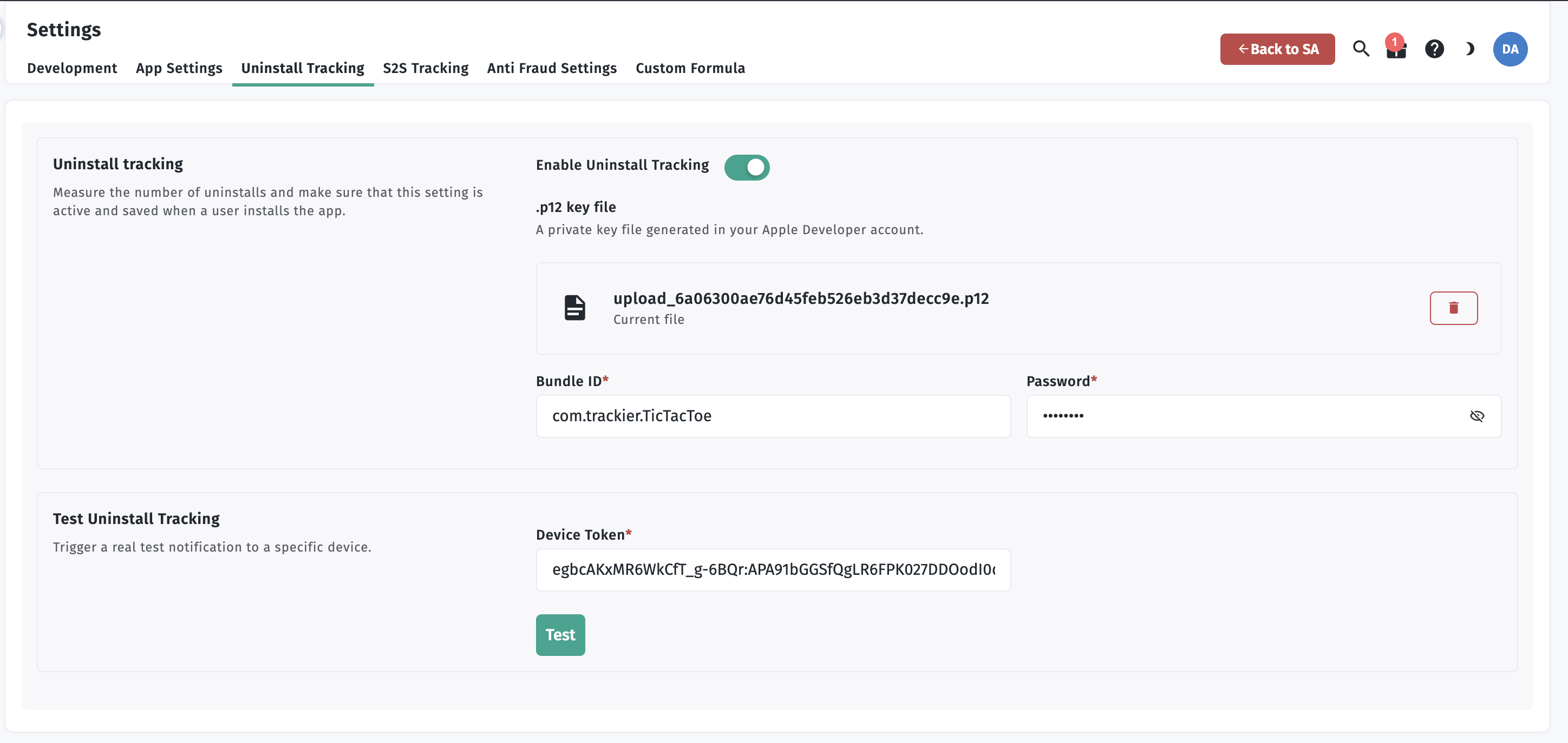 iOS Test Verification