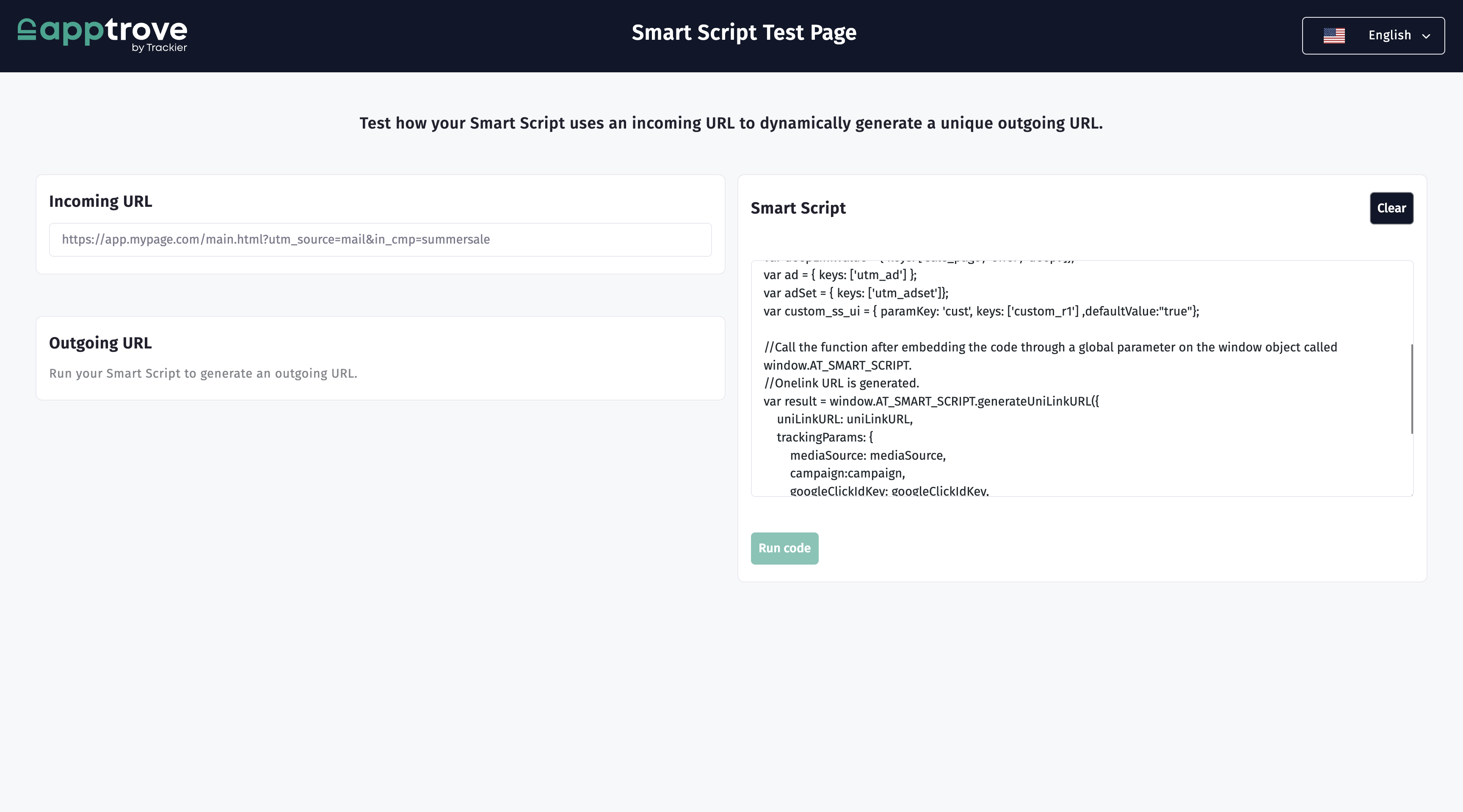 Smart Script Test Page