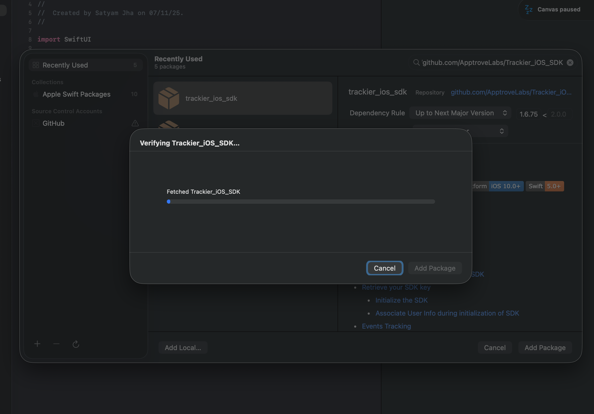 Verifying Trackier iOS SDK